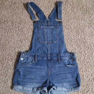 Mossimo Denim Overalls Shorts Size Small